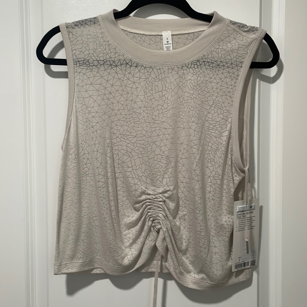 Lululemon Cinch Me Up Front Tank